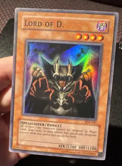 Yu-Gi-Oh Lord of D. SDK-041 Super Rare Kaiba Unlimited LP - Image 3