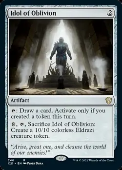 Idol of Oblivion [Commander 2021] Magic MTG - Image 1