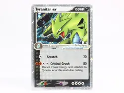 Tyranitar ex 17/17 Holo Rare POP Series 1 Pokemon Card - Image 1