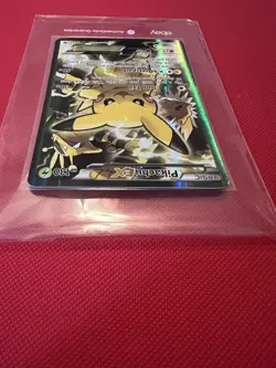Pokemon TCG Pikachu EX XY124 Black Star Promo Full Art Holo Card - LP+ - Image 4