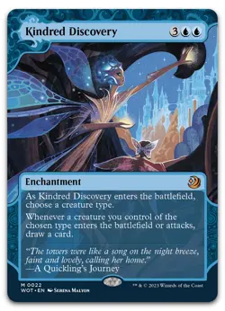 Kindred Discovery #22 (NM) Wilds of Eldraine WOT Magic MTG - Image 1