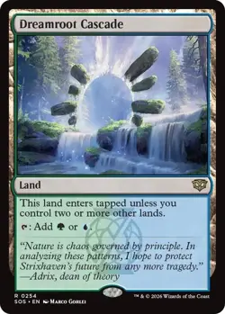 MtG Dreamroot Cascade R 0254 Secrets of Strixhaven Regular Rare - Image 1