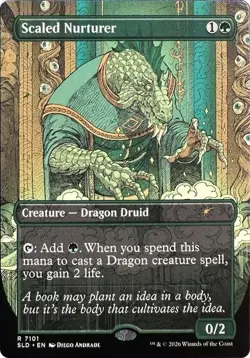 NM MTG FOIL SCALED NURTURER SECRET LAIR ROLL FOR INITIATIVE - Image 1