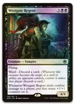 Westgate Regent #126 (Foil) (NM) Forgotten Realms AFR Magic MTG - Image 1
