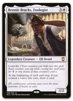Bennie Bracks, Zoologist #86 (NM) Streets New Capenna NCC Magic MTG - Image 1