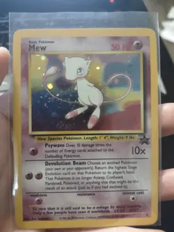 Pokemon TCG: Mew Wotc Promo Holo Promo 09/53 50 HP English Ken Sugimori - Image 1