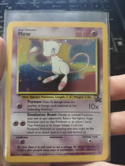 Pokemon TCG: Mew Wotc Promo Holo Promo 09/53 50 HP English Ken Sugimori - Image 3