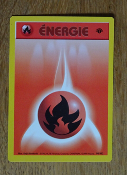 Carte Pokemon Energie feu Set De Base premiere Edition - 98/102 - Image 1