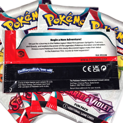 Lot of 5 Pokemon TCG Scarlet & Violet Base Promo 3 Card Fun Pack New Sealed! - Image 3