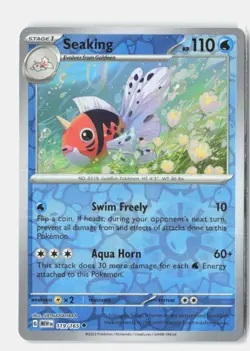 Seaking Reverse Holo 119/165 Uncommon 151 Pokemon Near Mint - Image 1