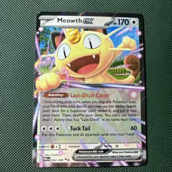 Meowth ex 062/088 Double Rare Perfect Order Pokemon Near Mint - Image 1