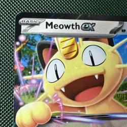Meowth ex 062/088 Double Rare Perfect Order Pokemon Near Mint - Image 2