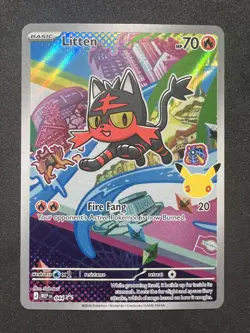 Pokemon TCG First Partner Illustration Collection Series 1 Alola GEN 7 Starters - Image 4