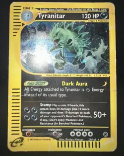 Pokemon Card-Tyranitar-29/165-Expedition- Holo-ENG-PL - Image 1