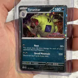 POKEMON TYRANITAR 135/193 RARE COSMOS HOLO PALDEA EVOLVED STAMPED NM/MT POKEMON - Image 2