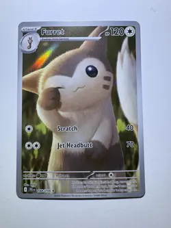 Furret 168/159 Pokemon TCG Journey Together Illustration Rare IR NM/M - Image 1