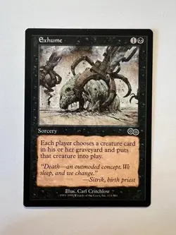 Exhume - MTG Urza's Saga - NM/EX NICE!! - Image 1