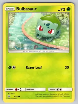 Bulbasaur 1/73 Common Shining Legends Pokemon Near Mint - Image 1