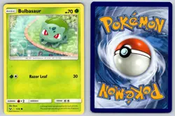 Bulbasaur 1/73 Common Shining Legends Pokemon Near Mint - Image 3