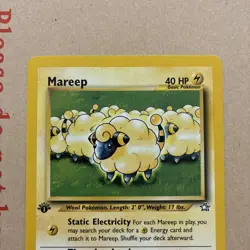 Mareep 1st Edition Neo Genesis 65/111 WOTC Vintage Pokemon - LP - Image 3