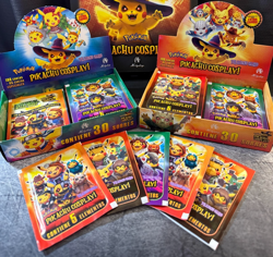 PIKACHU COSPLAY! Halloween Pokemon Sealed - (5) Pack Bundle - 2025 - Image 1