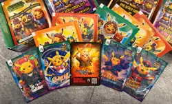PIKACHU COSPLAY! Halloween Pokemon Sealed - (5) Pack Bundle - 2025 - Image 3