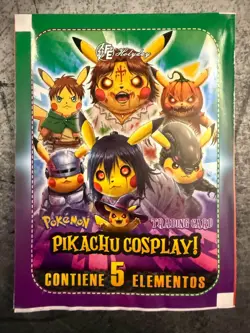 PIKACHU COSPLAY! Halloween Pokemon Sealed - (5) Pack Bundle - 2025 - Image 5