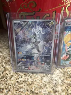 Pokemon N's Reshiram 167/159 Sv09Journey Together IR & DRI Emcee’s Hype 220/182 - Image 3