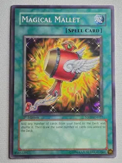 MAGICAL MALLET SD7-EN021 YU-GI-OH 2006 WJB0046 - Image 1