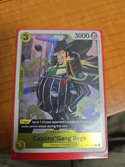 One Piece TCG OP04-100 Capone “Gang” Bege English - Image 1