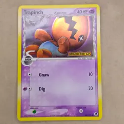 Trapinch Delta Species Reverse Holo Card 68/101 Dragon Frontiers Stamped LP - Image 1