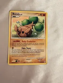 Pokemon Card - Bonsly Diamond and Pearl 71/130 Common Non Holo NM Near Mint TCG - Image 1