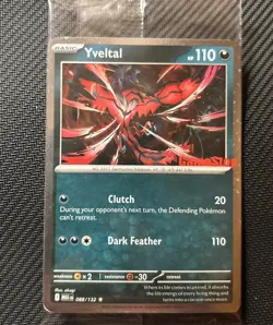 Yveltal (Game Stop) 088/132 Miscellaneous Cards & Products Holo - Image 1