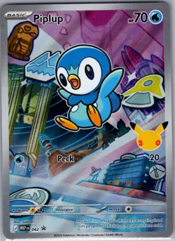 Piplup MEP 042 ME: Mega Evolution Promo - Pokemon Card - NM - Image 1