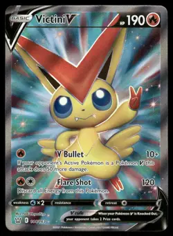 Pokemon Cards Victini V 144/163 Battle Styles Ultra Rare NM - Image 1