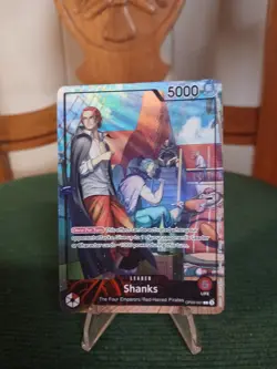 Shanks (2025 PSA Magazine Promo) OP09-001 One Piece Promotion Cards Foil - Image 1