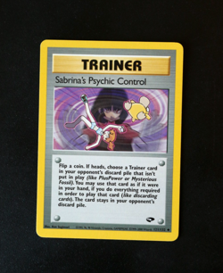 Pokemon Card - Sabrina's Psychic Control 121/132 Gym Challenge - Uncommon - NM ⭐ - Image 1