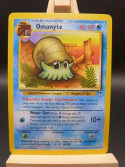 Pokemon Uncommon Card : Omanyte 57/110 ( Legendary Collection Set) - Image 1