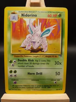 Pokemon Uncommon Card : Nidorino 56/110 ( Legendary Collection Set) - Image 1