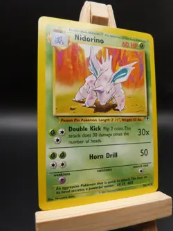 Pokemon Uncommon Card : Nidorino 56/110 ( Legendary Collection Set) - Image 2