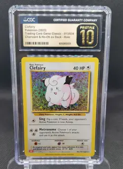Clefairy 013/034 Trading Card Game Classic Holo | CGC Prestine 10 - Image 1