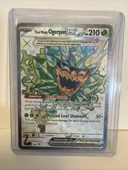 Teal Mask Ogerpon ex 166 Sv: Scarlet & Violet Promo Cards Holo - Image 1