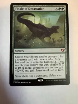 Magic MTG Finale of Devastation CMM #289 Commander Masters NM Sorcery - Image 1