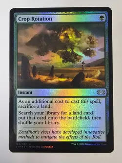 Mtg - Crop Rotation (Foil) - Double Masters (2XM) - Uncommon - #161 - NM - Image 1