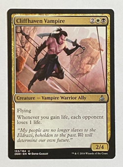 MTG OGW Magic Oath of the Gatewatch Cliffhaven Vampire - Uncommon - Image 1