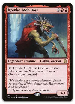 Krenko, Mob Boss #339 (NM) Jumpstart JMP Magic MTG - Image 1