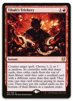 Tibalt's Trickery #153 (NM) Kaldheim KHM Magic MTG - Image 1