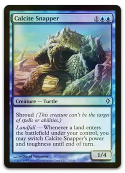 Calcite Snapper #25 (Foil) (NM) Worldwake WWK Magic MTG - Image 1