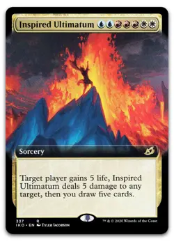 Inspired Ultimatum (Extended Art) #337 (NM) Ikoria IKO Magic MTG - Image 1