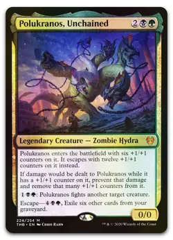 Polukranos, Unchained #224 (Foil) (NM) Theros Beyond Death THB Magic MTG - Image 1